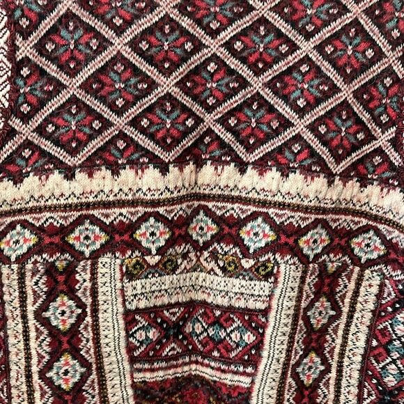 ALDO MARTINS (Anthropologie) Inverness Red Wool/Alpaca Cardigan, Size M - Picture 10 of 10